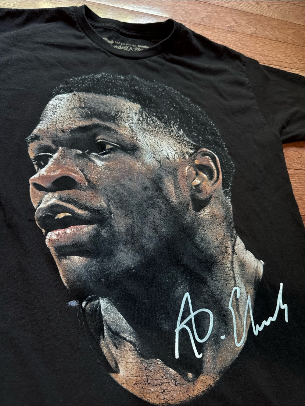 Black Graphic Men's Ant Edwards T-Shirt  Portrait size large